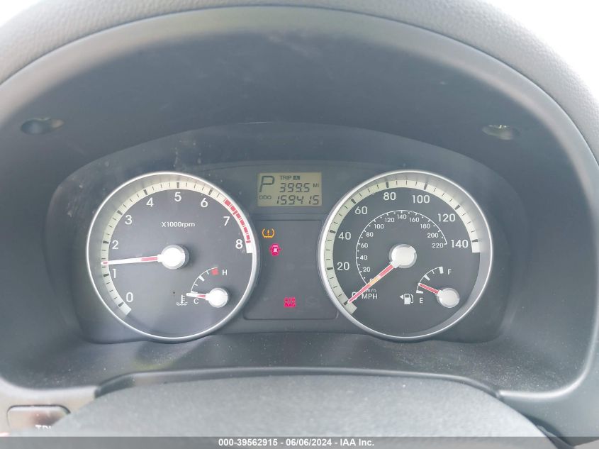 2008 Hyundai Accent Gls VIN: KMHCN46C58U280036 Lot: 39562915