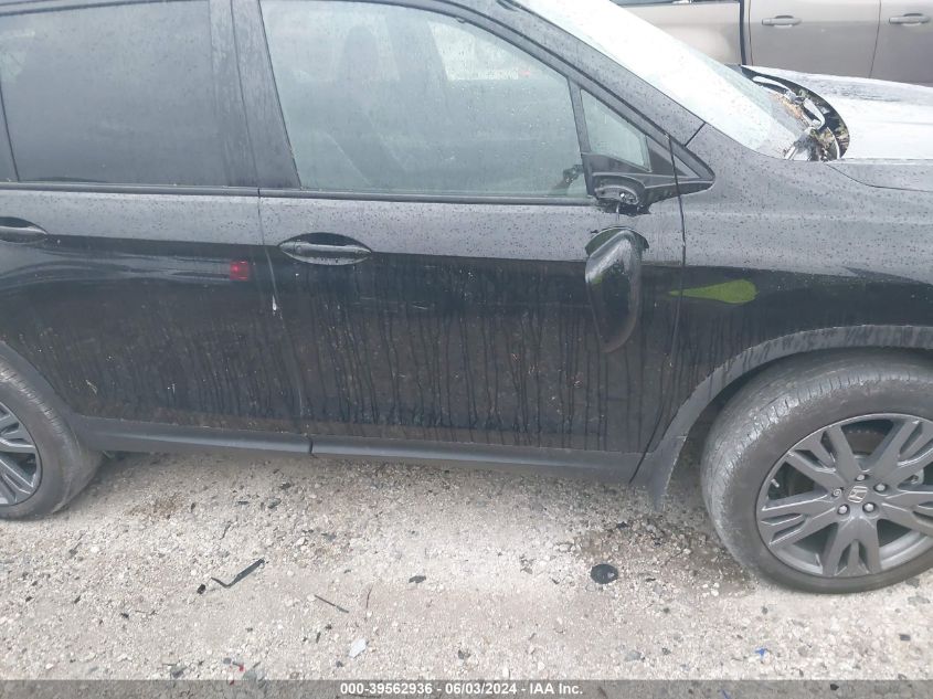 2021 Honda Passport Awd Ex-L VIN: 5FNYF8H55MB043580 Lot: 39562936