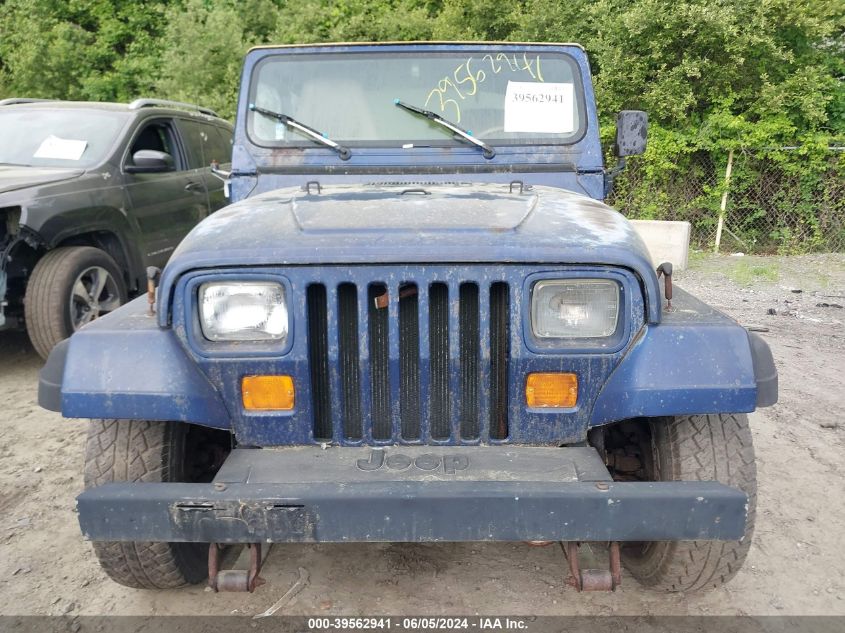 1991 Jeep Wrangler / Yj VIN: 2J4FY29S9MJ107863 Lot: 39562941