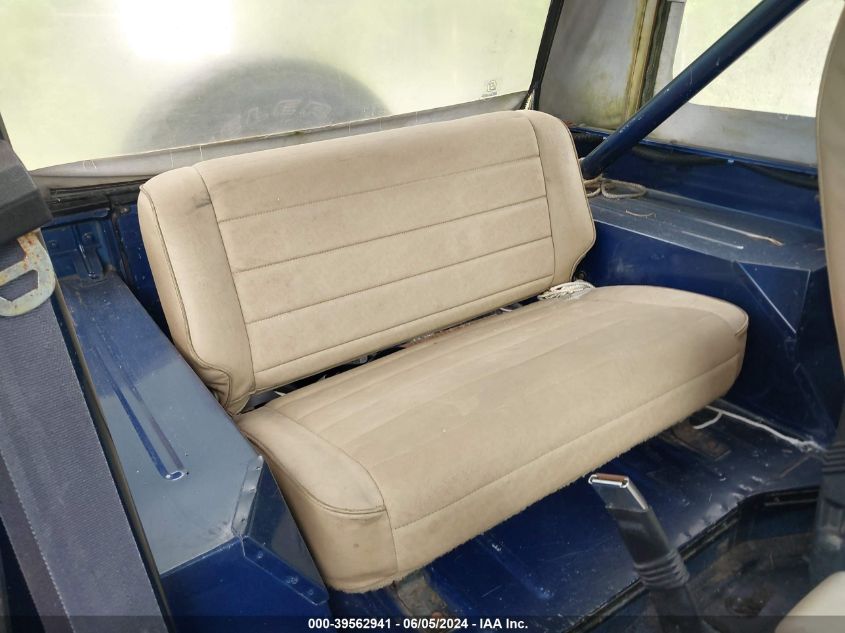 1991 Jeep Wrangler / Yj VIN: 2J4FY29S9MJ107863 Lot: 39562941