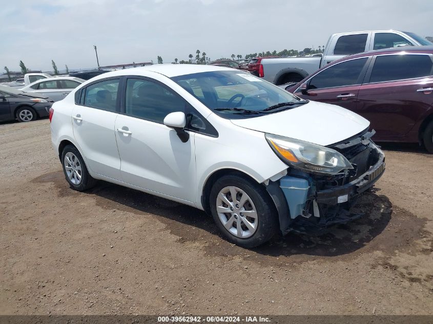 2013 Kia Rio Lx VIN: KNADM4A33D6112006 Lot: 39562942