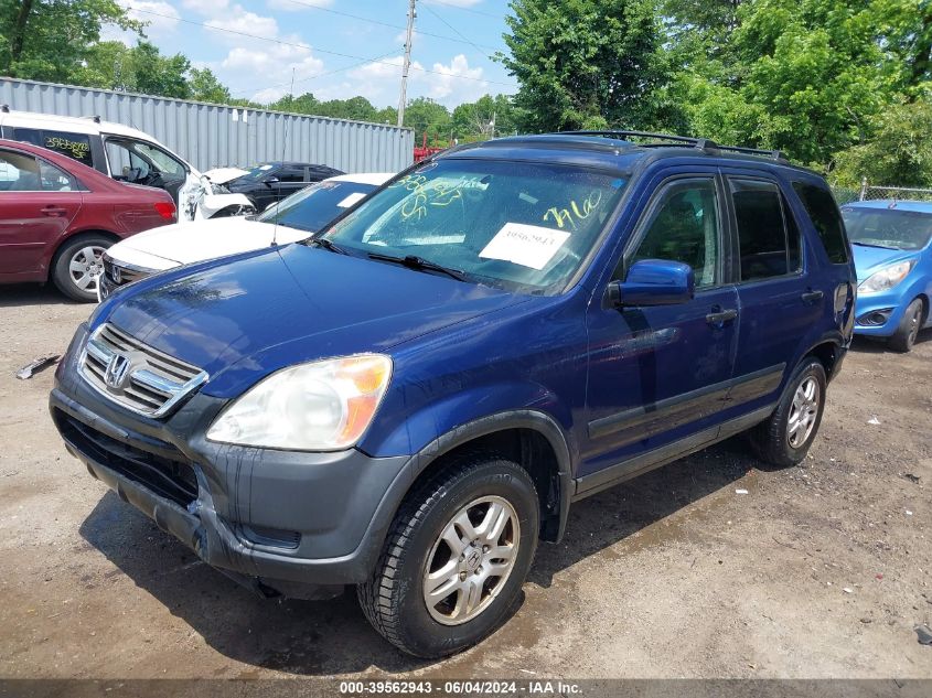 2004 Honda Cr-V Ex VIN: SHSRD78804U200133 Lot: 39562943