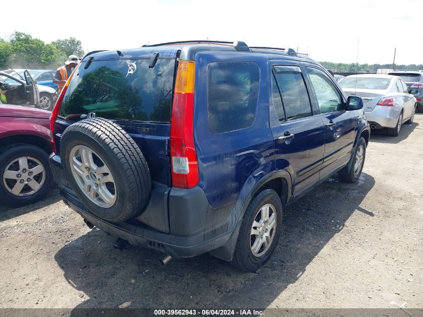 2004 Honda Cr-V Ex VIN: SHSRD78804U200133 Lot: 39562943