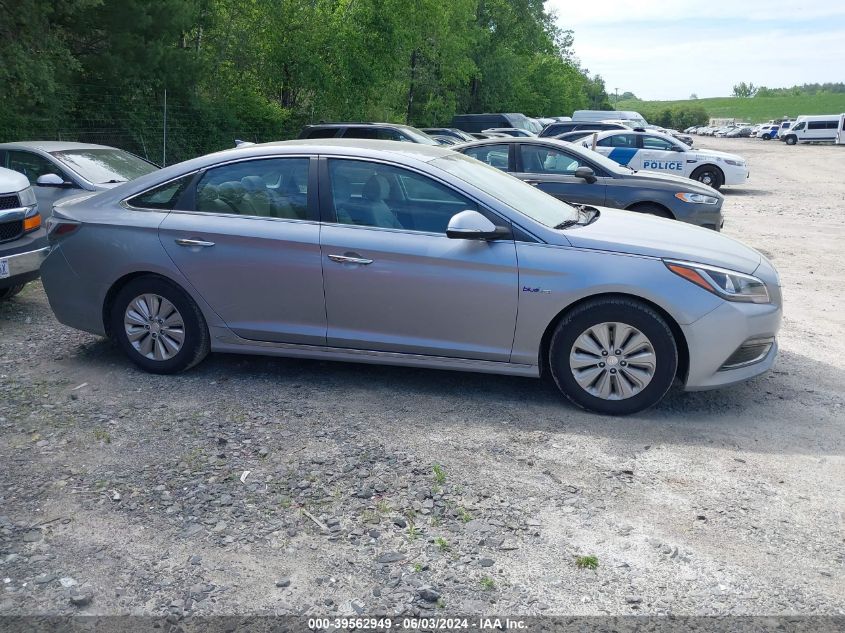 2016 Hyundai Sonata Hybrid/Se VIN: KMHE24L13GA030119 Lot: 39562949