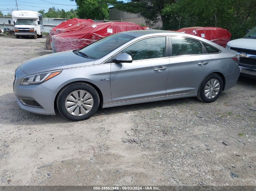 2016 Hyundai Sonata Hybrid/Se VIN: KMHE24L13GA030119 Lot: 39562949