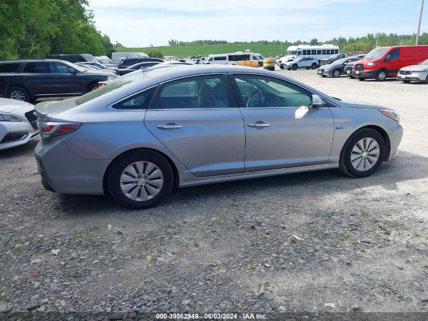 2016 Hyundai Sonata Hybrid/Se VIN: KMHE24L13GA030119 Lot: 39562949