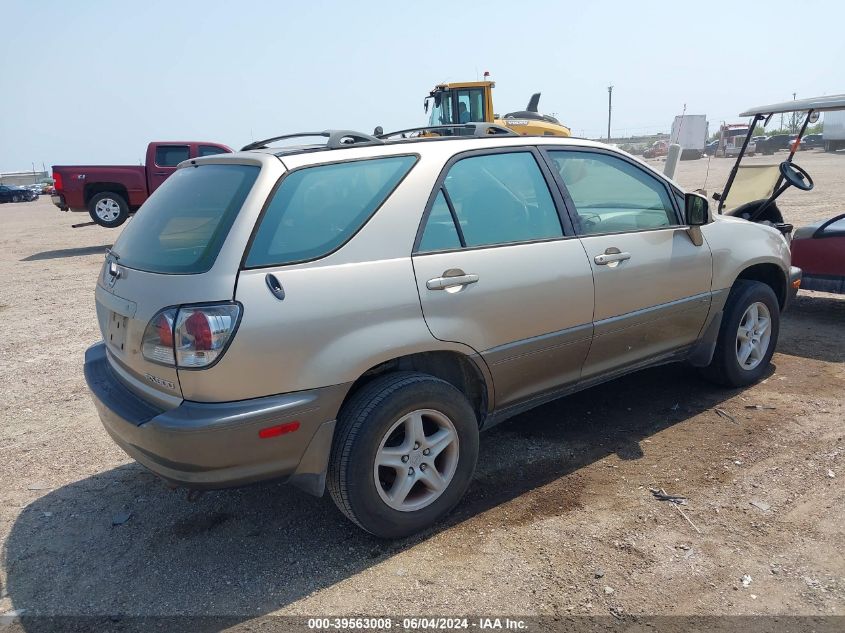 2002 Lexus Rx 300 VIN: JTJGF10UX20144421 Lot: 39563008