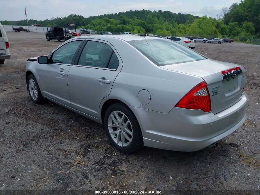 2012 Ford Fusion Sel VIN: 3FAHP0JG6CR156225 Lot: 39563015