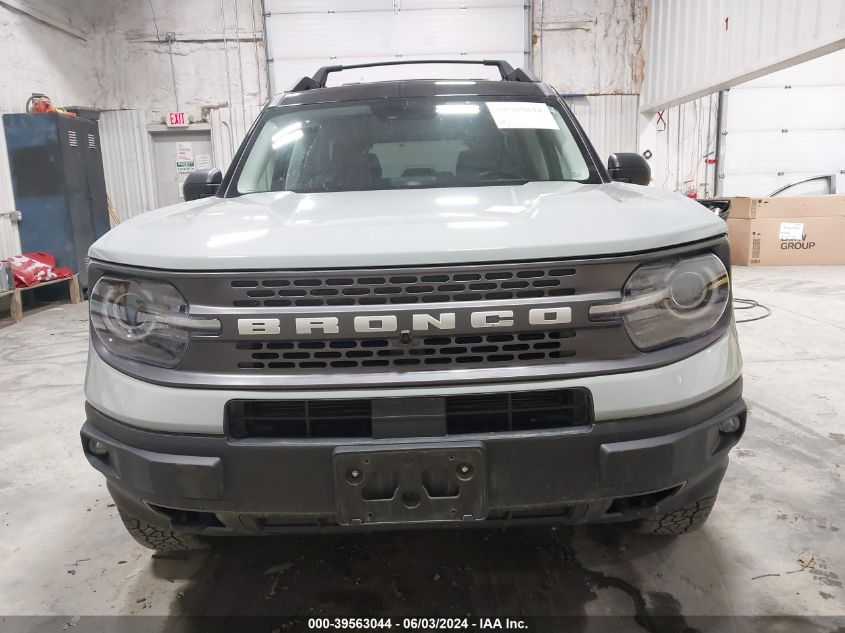 2022 Ford Bronco Sport Badlands VIN: 3FMCR9D94NRD80284 Lot: 39563044
