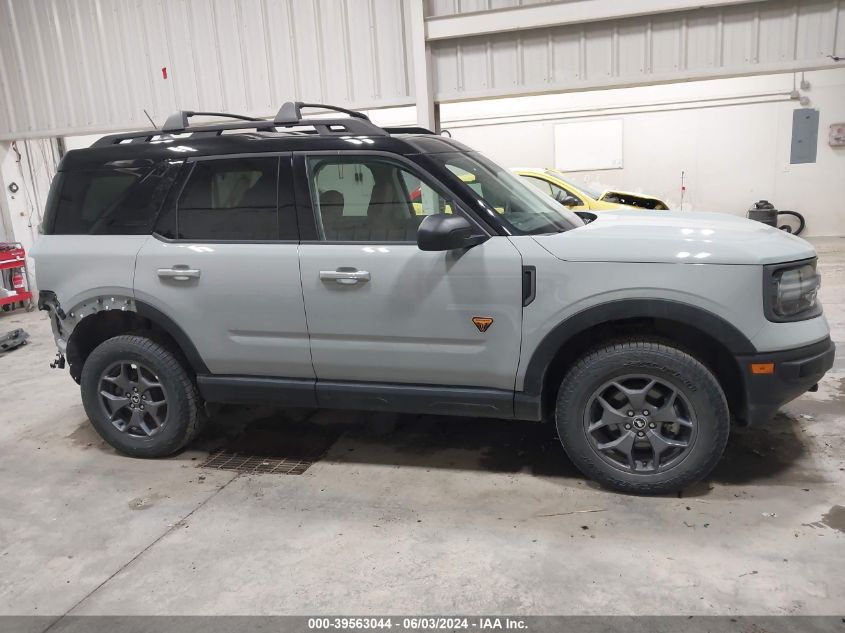 2022 Ford Bronco Sport Badlands VIN: 3FMCR9D94NRD80284 Lot: 39563044