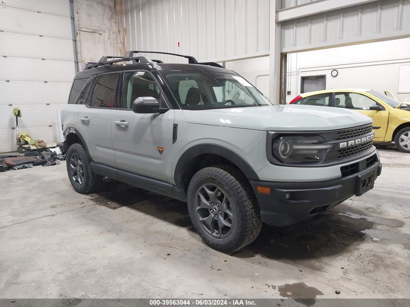 2022 Ford Bronco Sport Badlands VIN: 3FMCR9D94NRD80284 Lot: 39563044