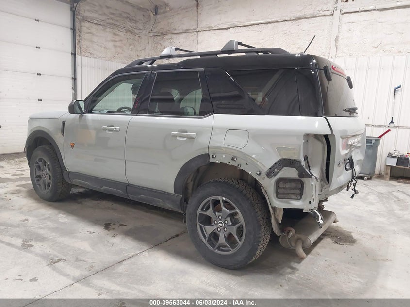2022 Ford Bronco Sport Badlands VIN: 3FMCR9D94NRD80284 Lot: 39563044