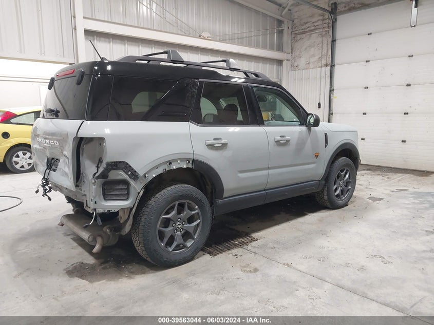 2022 Ford Bronco Sport Badlands VIN: 3FMCR9D94NRD80284 Lot: 39563044
