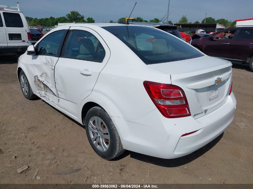 2017 Chevrolet Sonic Ls Auto VIN: 1G1JB5SH7H4174983 Lot: 39563062