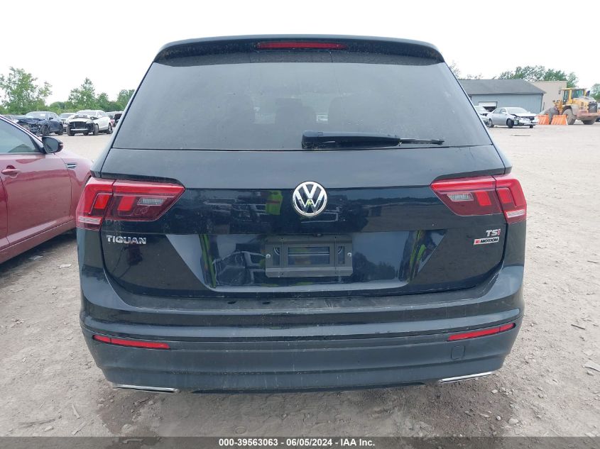 2018 Volkswagen Tiguan 2.0T S VIN: 3VV0B7AX2JM091934 Lot: 39563063