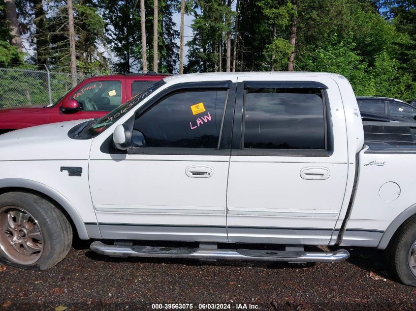 2001 Ford F-150 Harley-Davidson Edition/King Ranch Edition/Lariat/Xlt VIN: 1FTRW07L41KD56561 Lot: 39563075