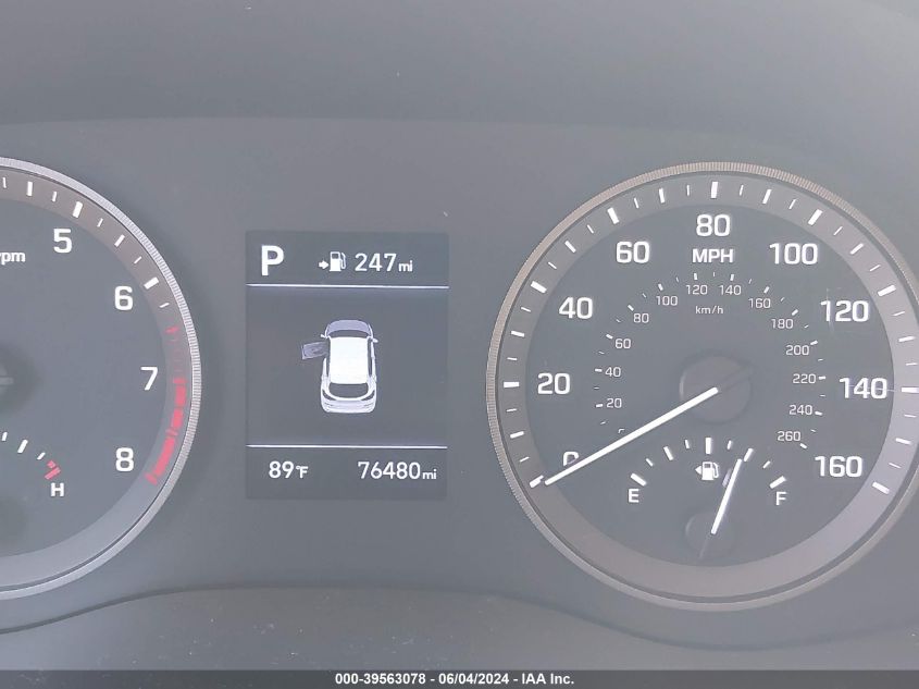 2019 Hyundai Tucson Se VIN: KM8J2CA43KU943430 Lot: 39563078