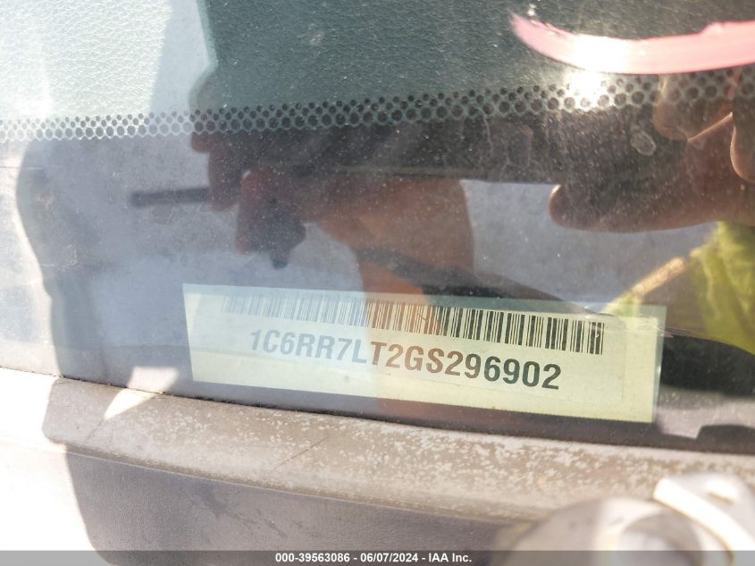 2016 Ram 1500 Lone Star VIN: 1C6RR7LT2GS296902 Lot: 39563086