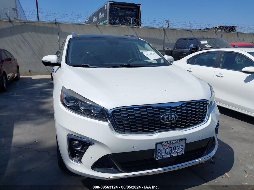 2019 KIA SORENTO 3.3L SX - 5XYPK4A58KG438188