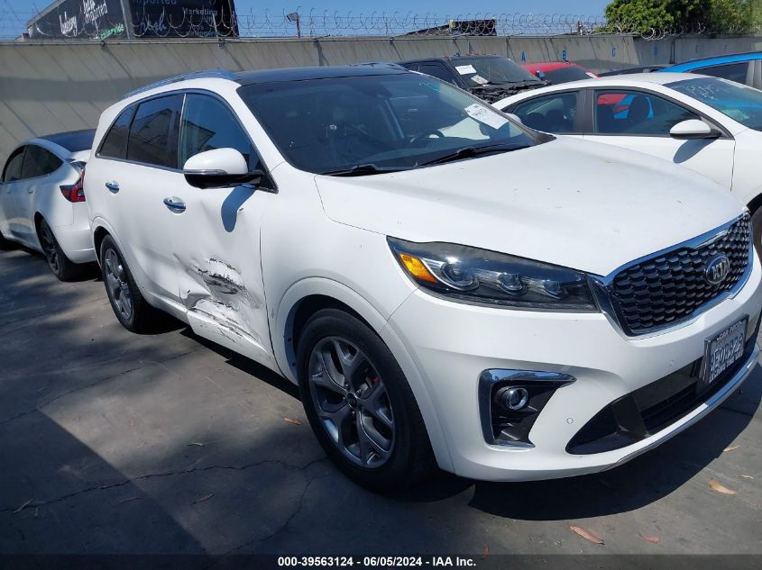 2019 Kia Sorento 3.3L Sx VIN: 5XYPK4A58KG438188 Lot: 39563124