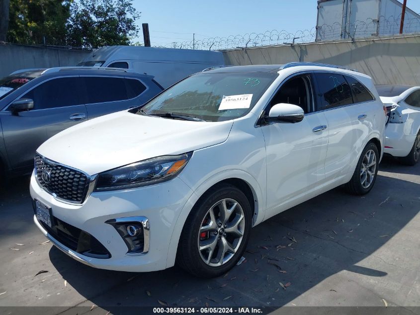 2019 Kia Sorento 3.3L Sx VIN: 5XYPK4A58KG438188 Lot: 39563124