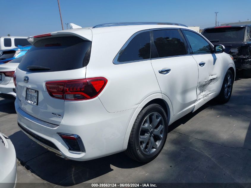 2019 Kia Sorento 3.3L Sx VIN: 5XYPK4A58KG438188 Lot: 39563124