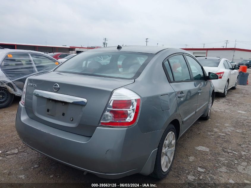 2010 Nissan Sentra 2.0S VIN: 3N1AB6AP1AL721402 Lot: 39563125