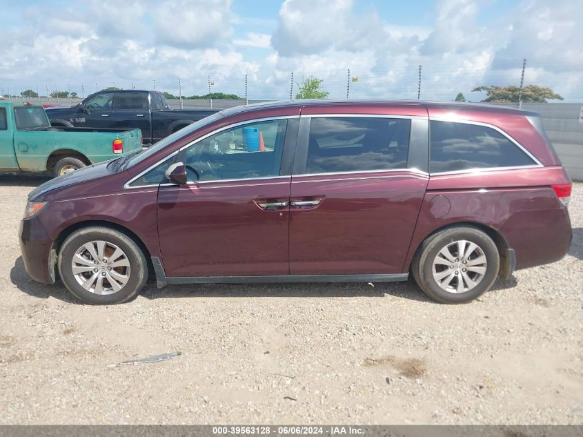 2014 Honda Odyssey Ex-L VIN: 5FNRL5H61EB110911 Lot: 39563128