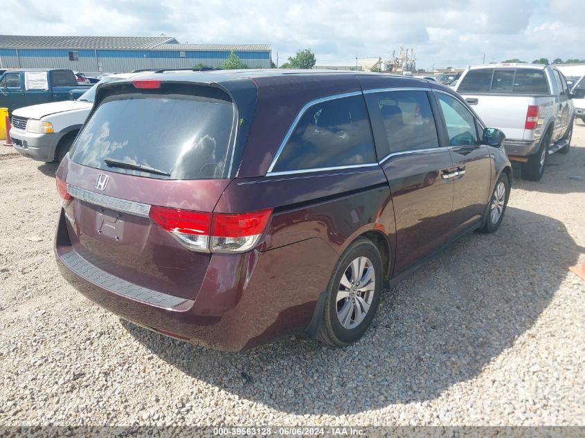 2014 Honda Odyssey Ex-L VIN: 5FNRL5H61EB110911 Lot: 39563128