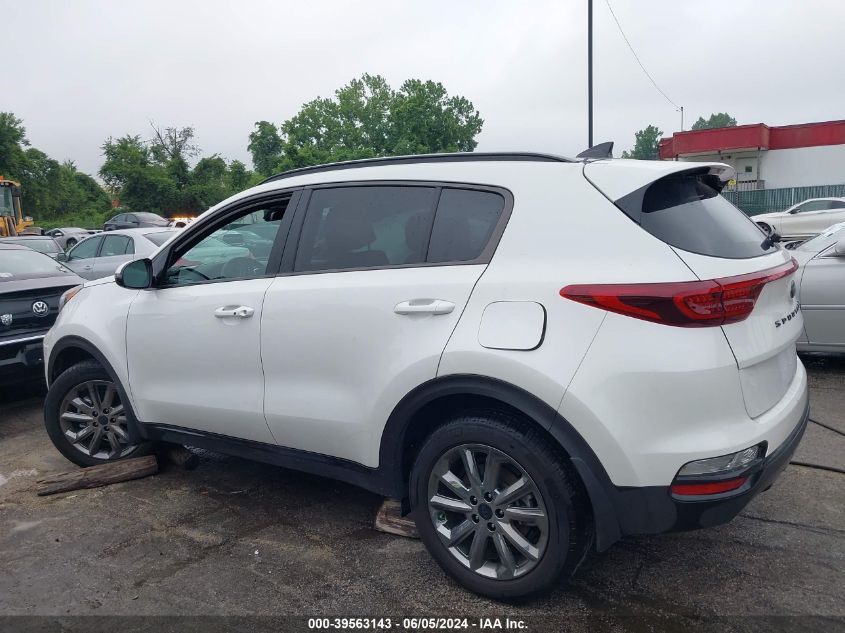 2022 Kia Sportage Nightfall Edition VIN: KNDP6CACXN7014784 Lot: 39563143