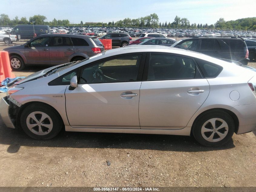 2015 Toyota Prius Two VIN: JTDKN3DU8F1900236 Lot: 39563147