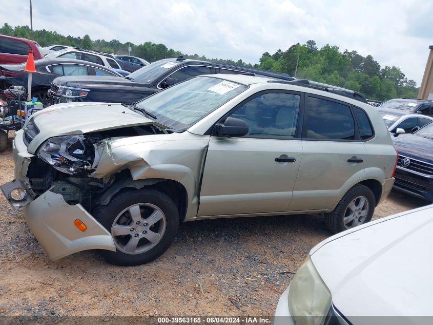 2008 Hyundai Tucson Gls VIN: KM8JM12B08U755520 Lot: 39563165