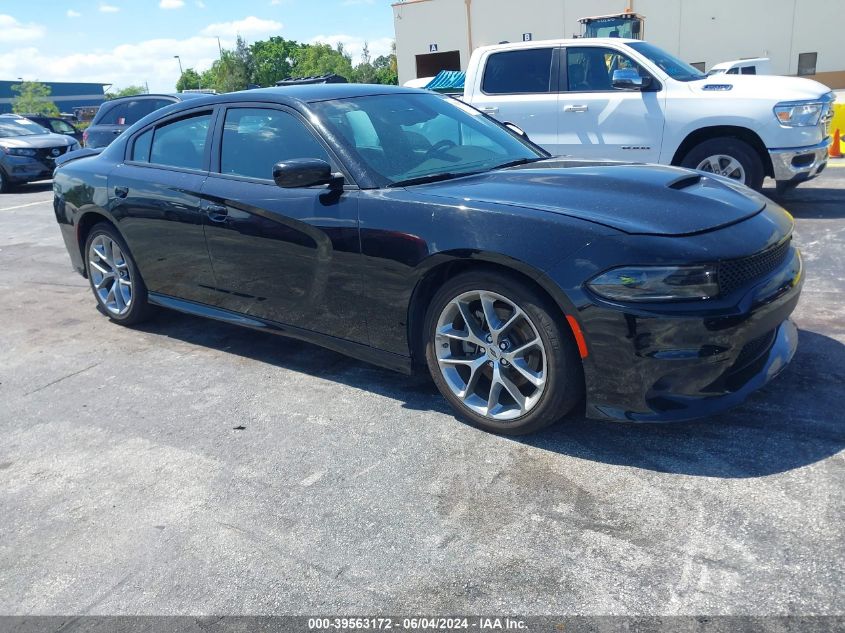 2022 Dodge Charger Gt Rwd VIN: 2C3CDXHG3NH129210 Lot: 39563172