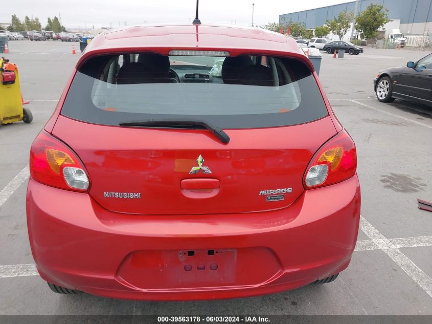 2015 Mitsubishi Mirage Rf VIN: ML32A4HJ1FH059338 Lot: 39563178