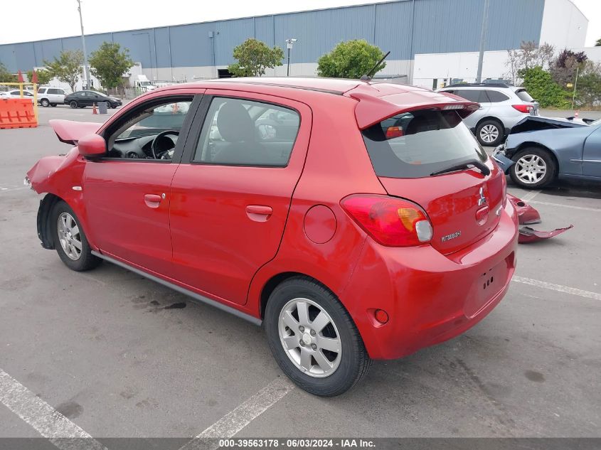 2015 Mitsubishi Mirage Rf VIN: ML32A4HJ1FH059338 Lot: 39563178