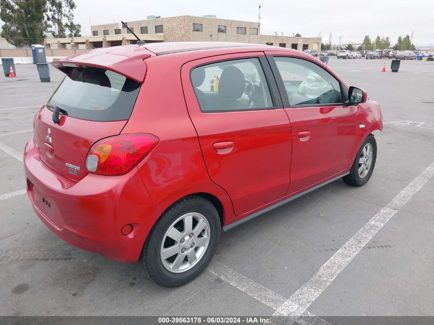 2015 Mitsubishi Mirage Rf VIN: ML32A4HJ1FH059338 Lot: 39563178