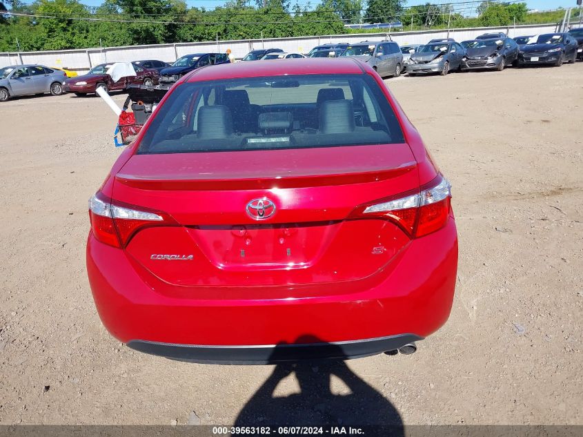 2015 Toyota Corolla S Plus VIN: 2T1BURHE3FC355048 Lot: 39563182