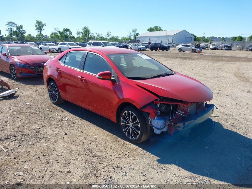 2015 Toyota Corolla S Plus VIN: 2T1BURHE3FC355048 Lot: 39563182