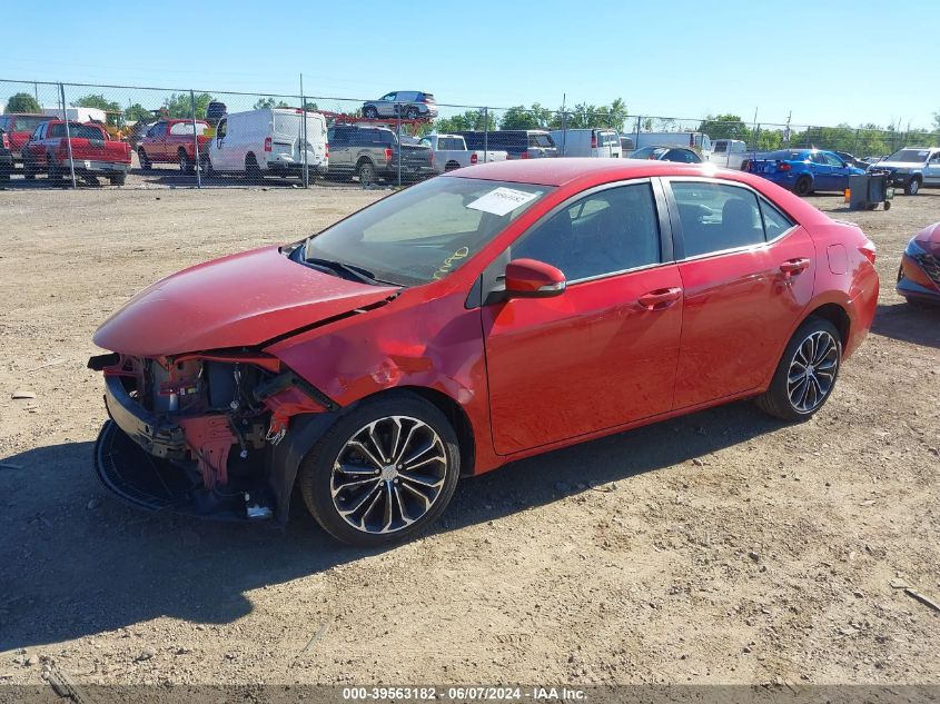 2015 Toyota Corolla S Plus VIN: 2T1BURHE3FC355048 Lot: 39563182