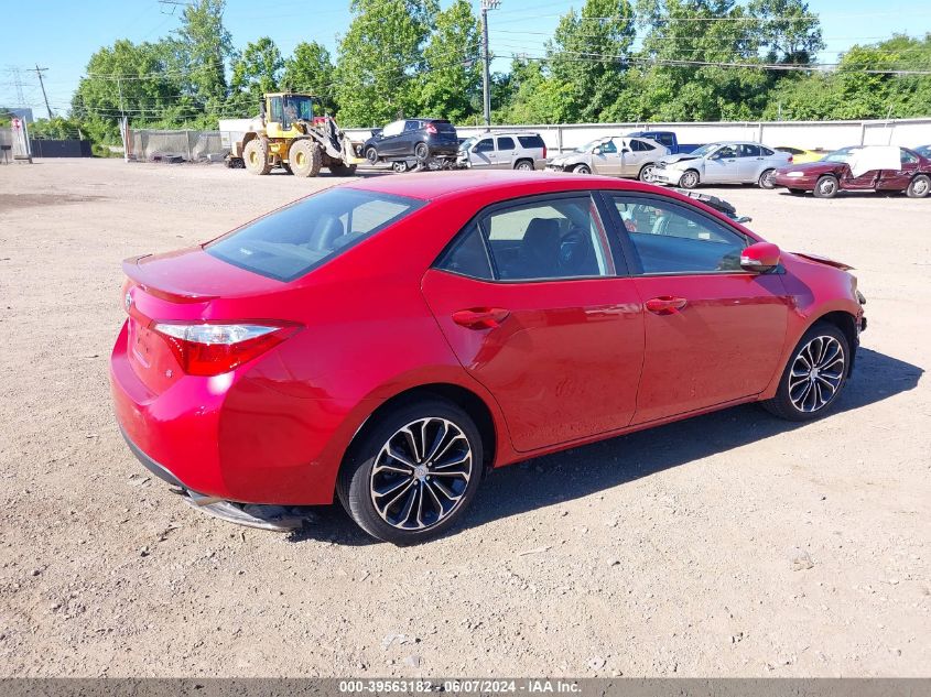 2015 Toyota Corolla S Plus VIN: 2T1BURHE3FC355048 Lot: 39563182