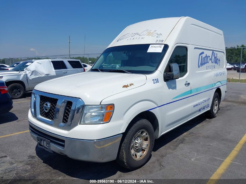 2012 Nissan Nv 2500 Nv2500 Hd Sv V8 VIN: 1N6AF0LY9CN104172 Lot: 39563190