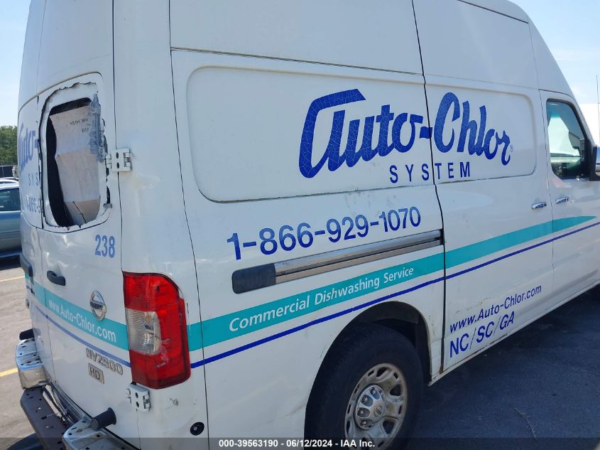 2012 Nissan Nv 2500 Nv2500 Hd Sv V8 VIN: 1N6AF0LY9CN104172 Lot: 39563190