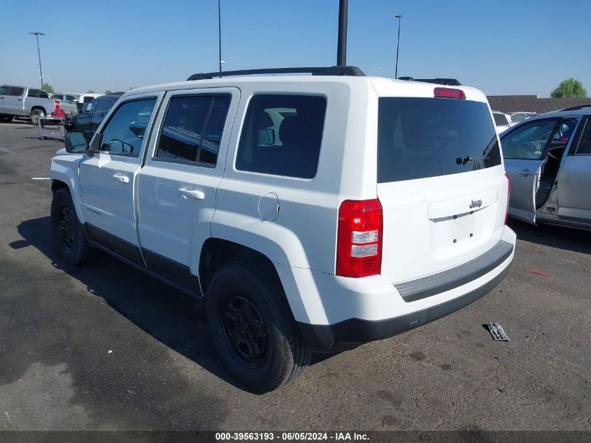 2012 Jeep Patriot Sport VIN: 1C4NJPBA2CD639611 Lot: 39563193