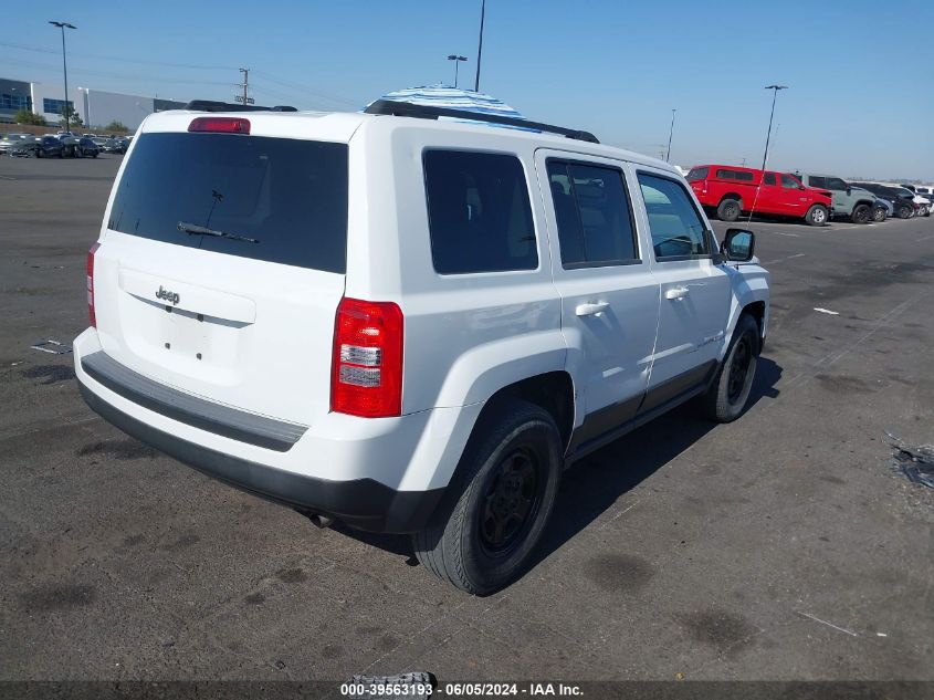 2012 Jeep Patriot Sport VIN: 1C4NJPBA2CD639611 Lot: 39563193