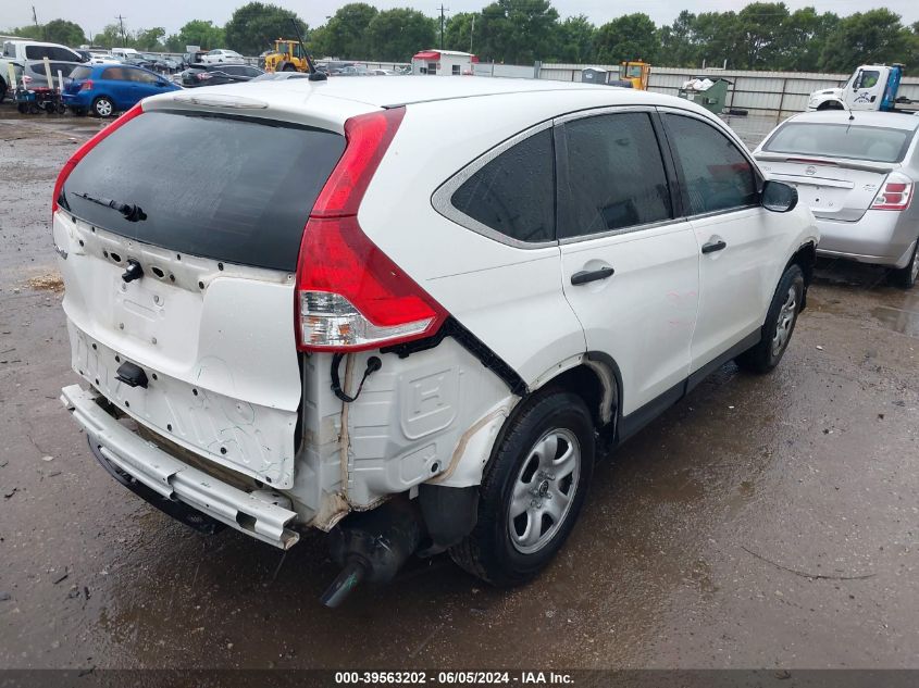 2014 Honda Cr-V Lx VIN: 5J6RM3H39EL013888 Lot: 39563202