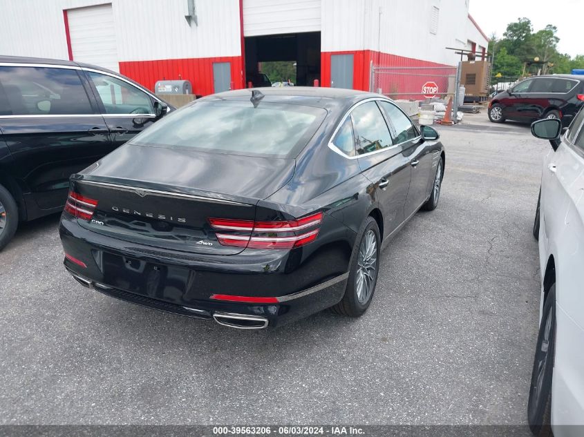 2024 GENESIS G80 ADVANCED - KMTGB4SC1RU241323