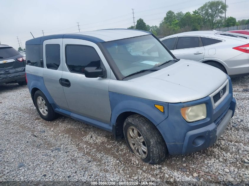 2006 Honda Element Ex VIN: 5J6YH18626L004966 Lot: 39563208