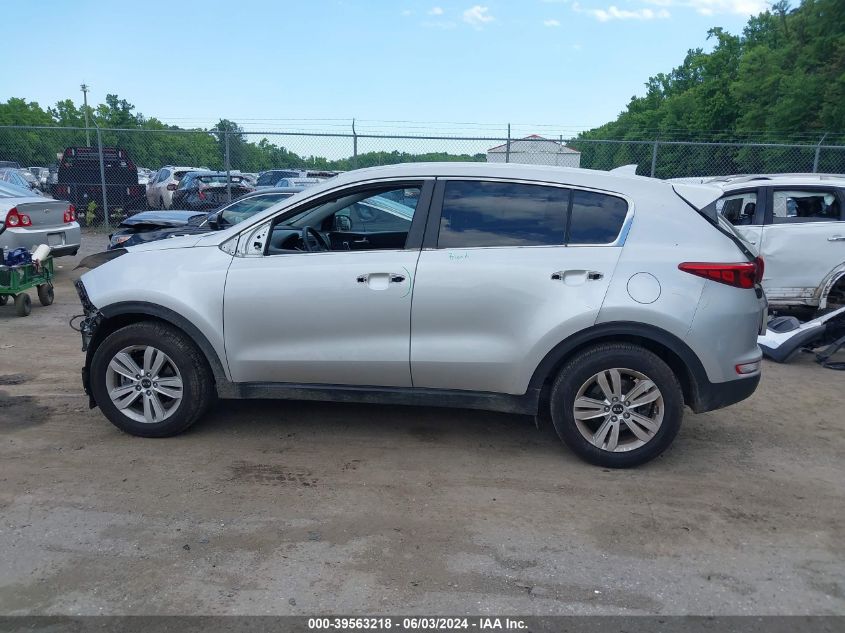 2019 Kia Sportage Lx VIN: KNDPM3AC0K7593382 Lot: 39563218
