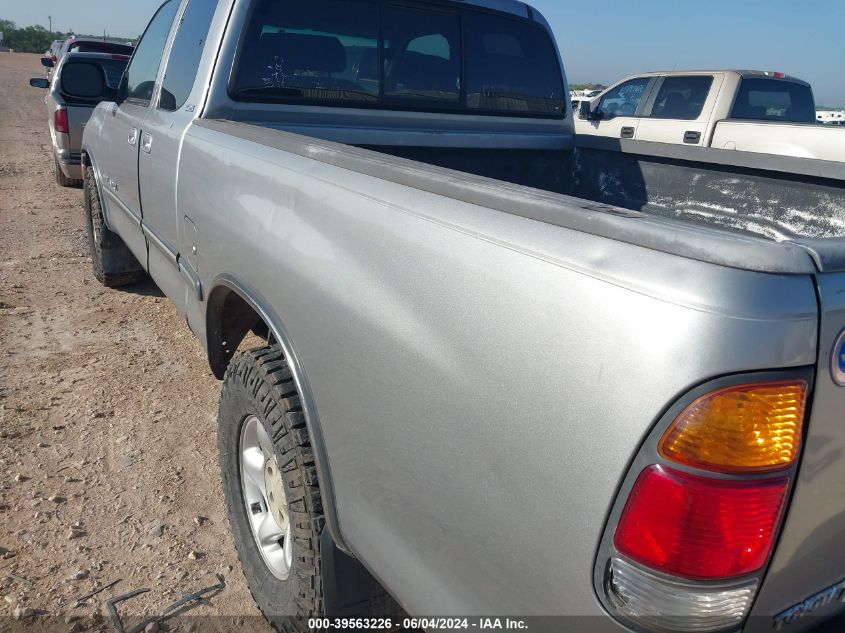 2001 Toyota Tundra Sr5 V8 VIN: 5TBRT34121S187302 Lot: 39563226