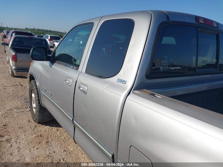 2001 Toyota Tundra Sr5 V8 VIN: 5TBRT34121S187302 Lot: 39563226